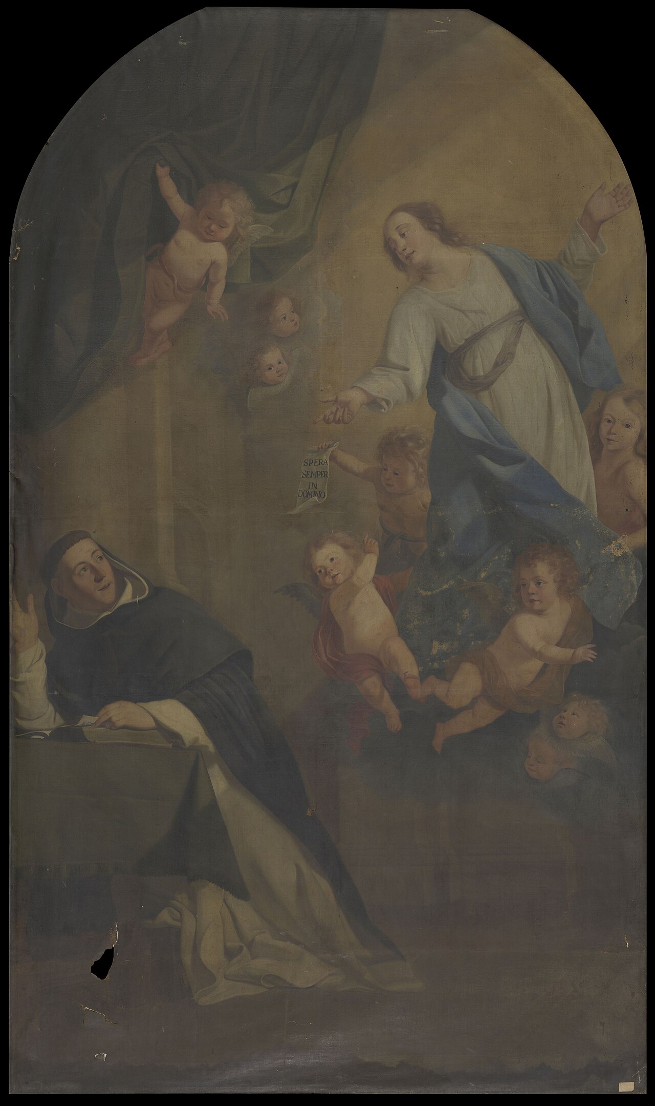 The Virgin Mary Appearing to Saint Henry Suso by Antoon van den Heuvel