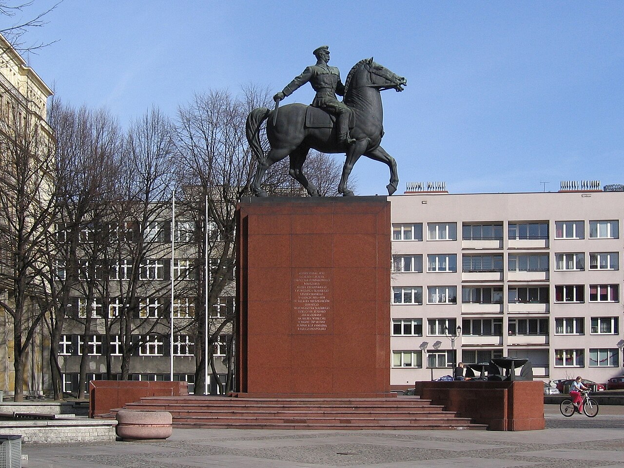 Józef Piłsudski monument, Katowice by Antun Augustinčić