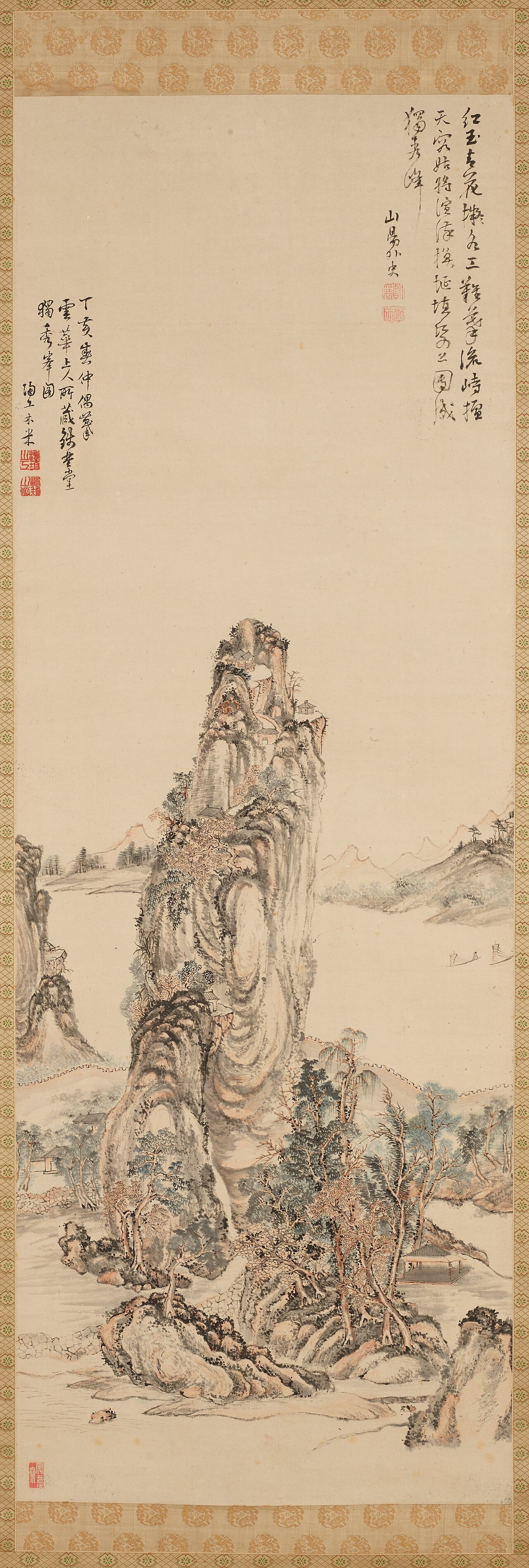 Duxiu Peak by Aoki Mokubei
