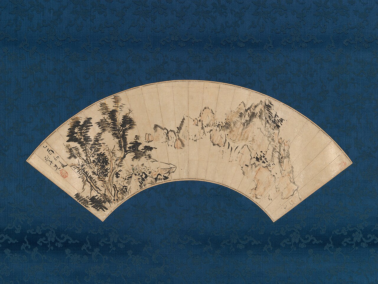 Preparing Tea by a Mountain Gorge by Aoki Mokubei