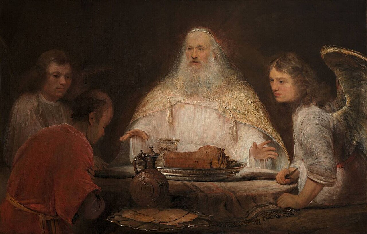 Abraham and the Angels by Arent de Gelder