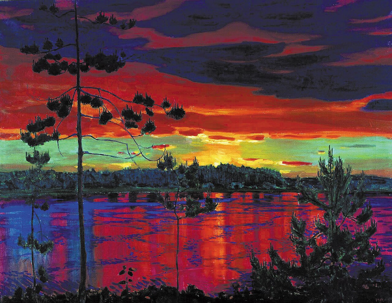 Sunset by Arkady Rylov