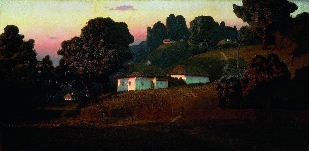 Evening in Ukraine by Arkhip Kuindzhi