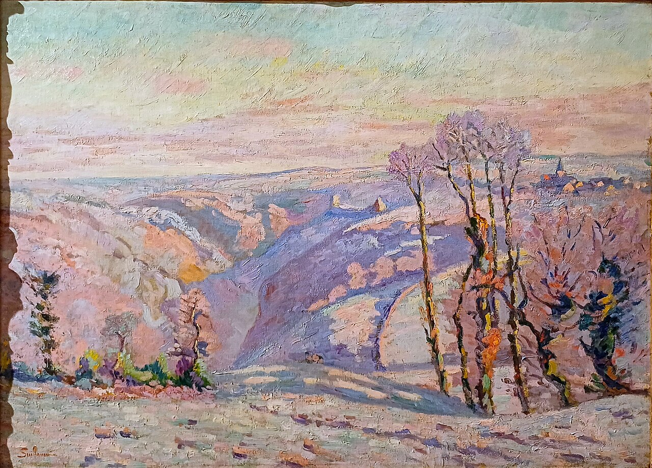 Hoarfrost in Crozant by Armand Guillaumin