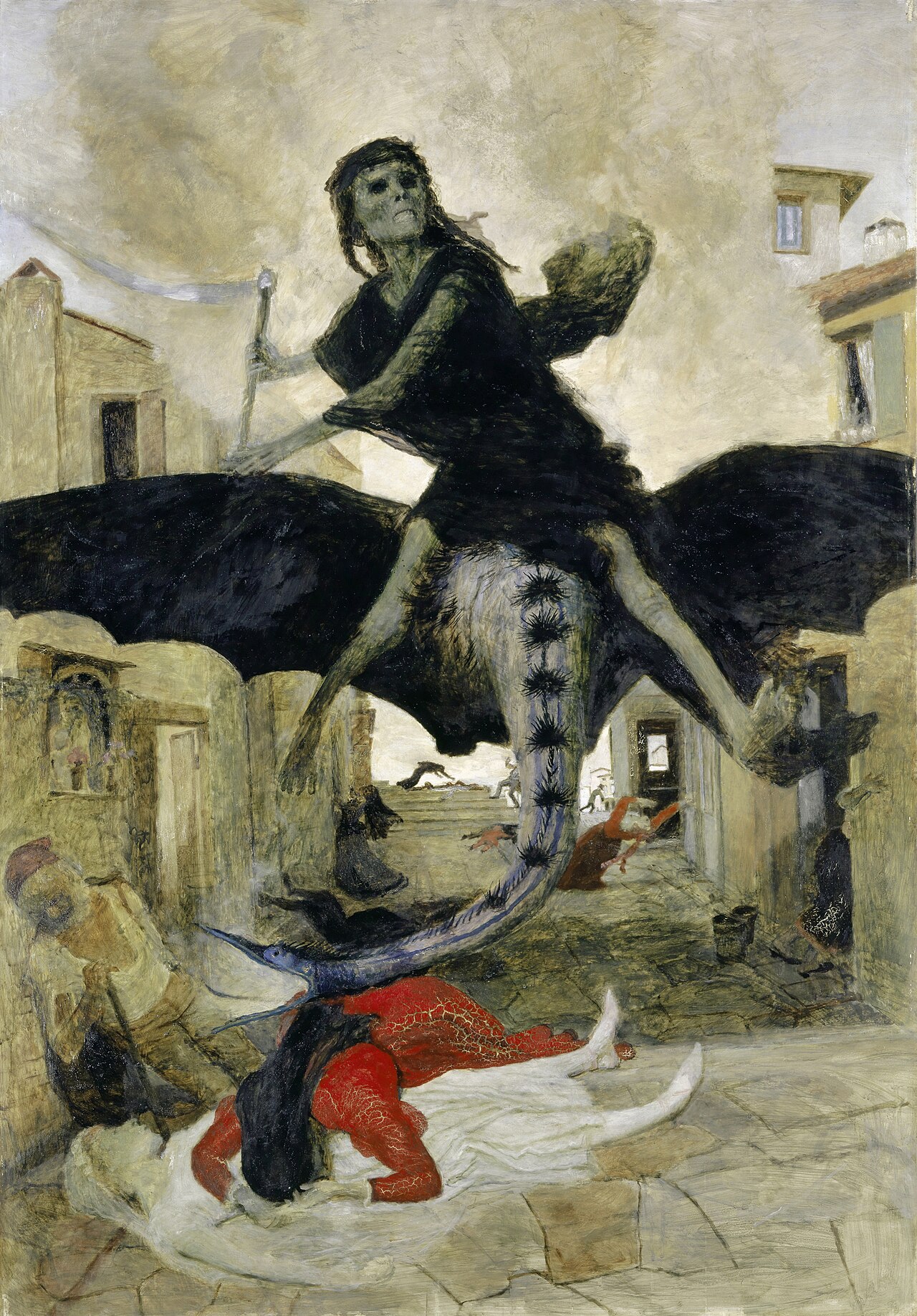 The Plague by Arnold Böcklin