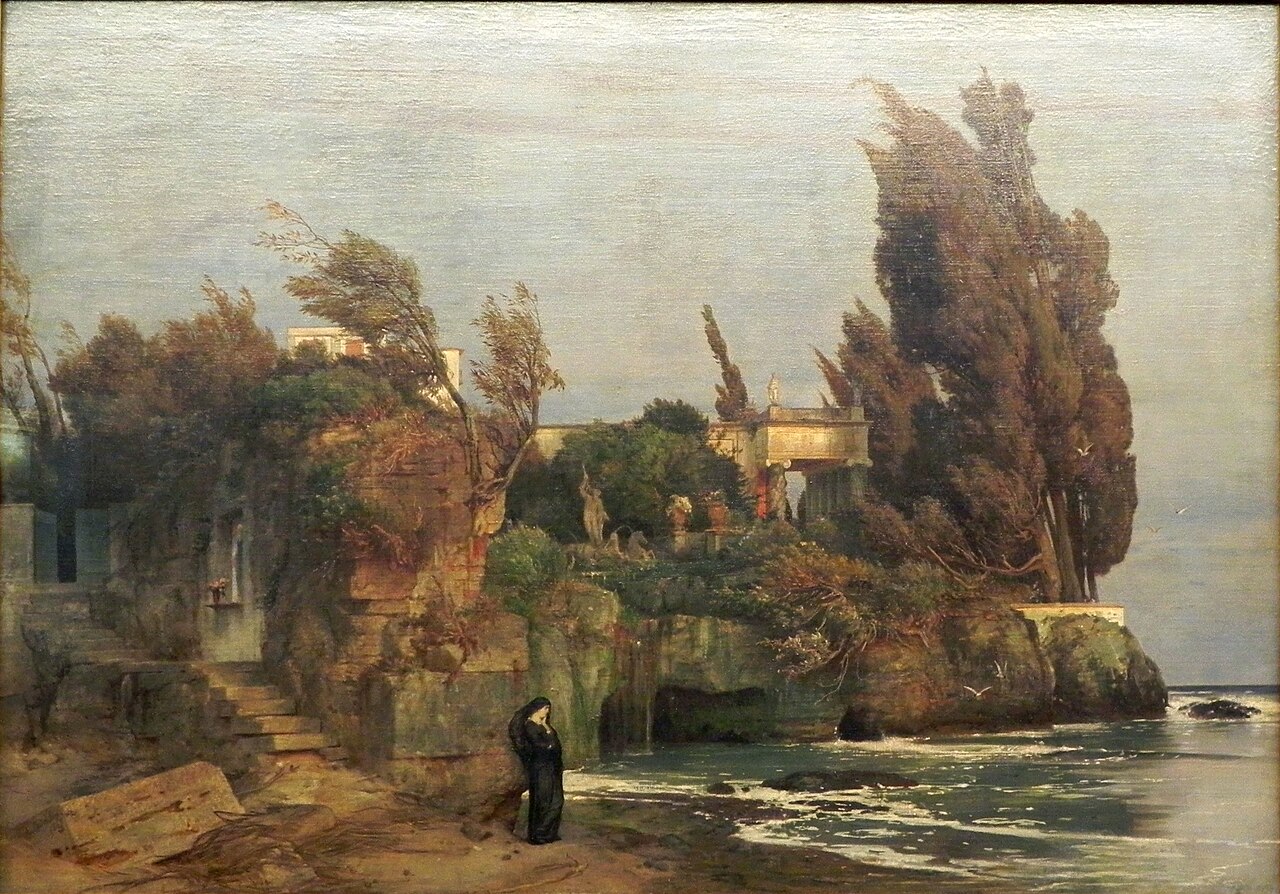 Villa by the Sea by Arnold Böcklin