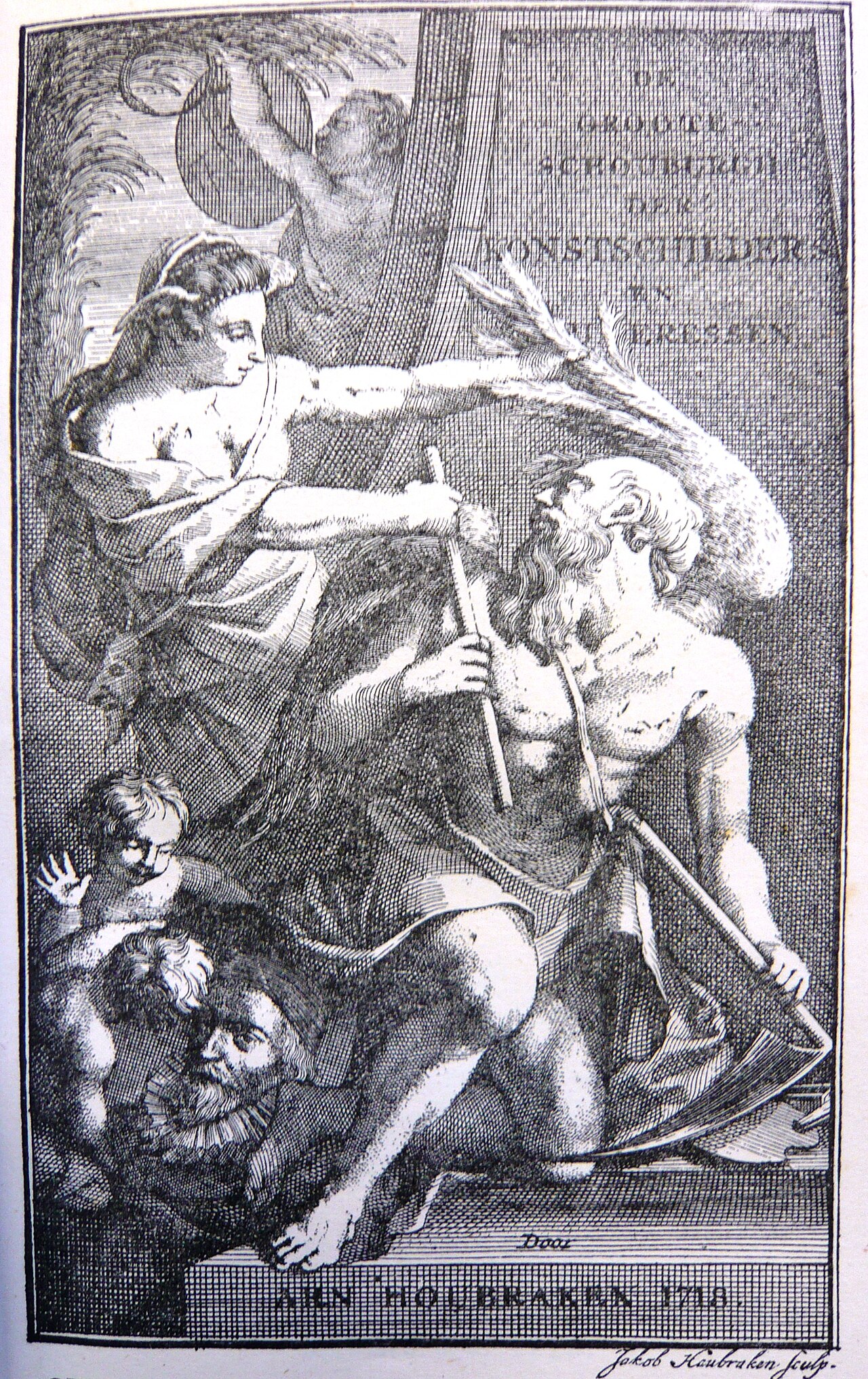 The Great Theatre of Dutch Painters, V1 by Arnold Houbraken