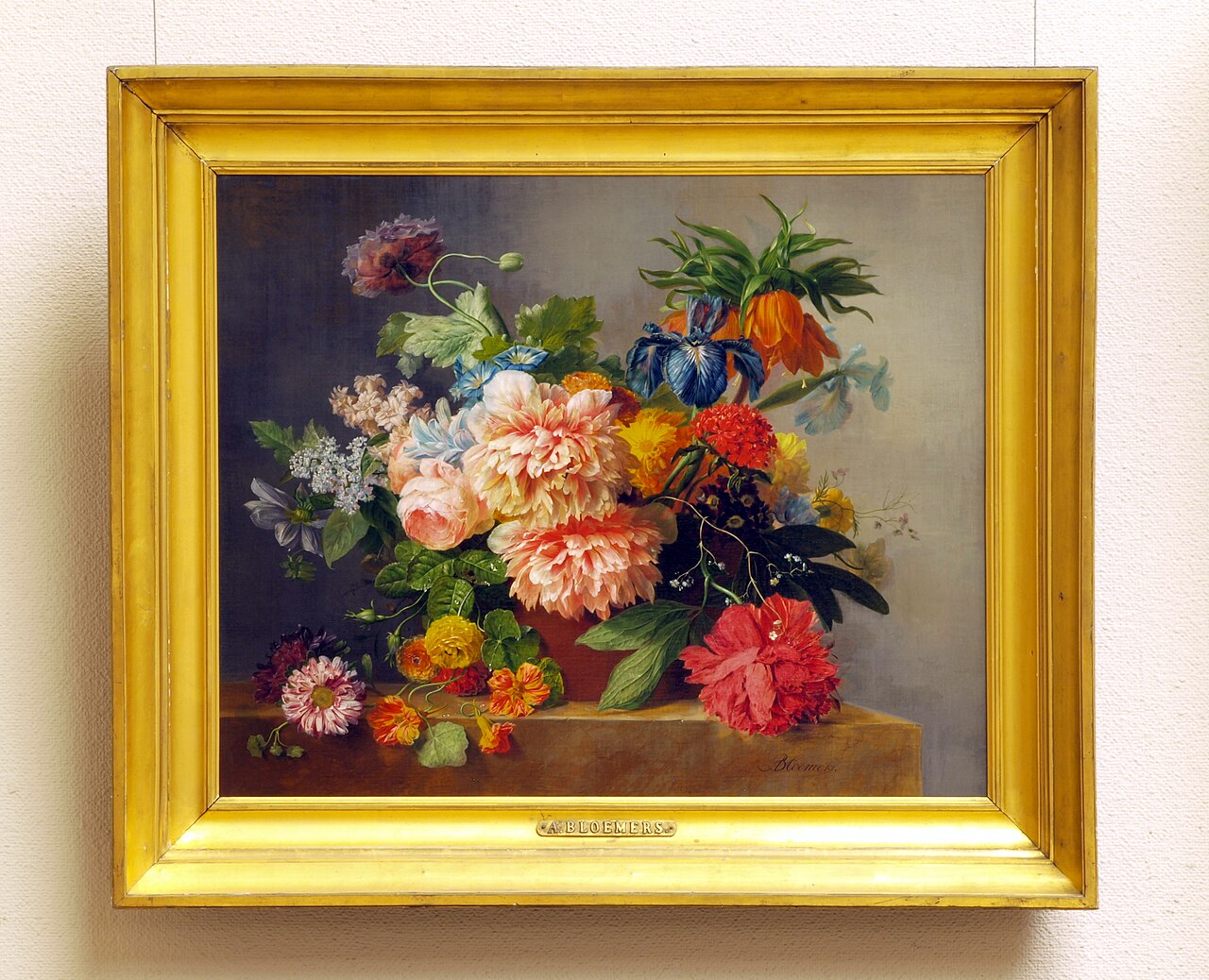 Flower Still-life by Arnoldus Bloemers