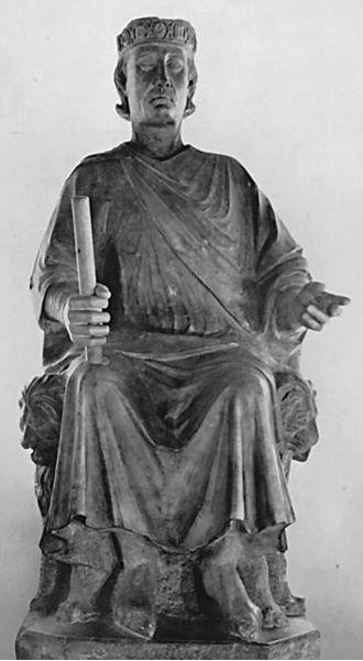 Monument to Charles I of Anjou by Arnolfo di Cambio