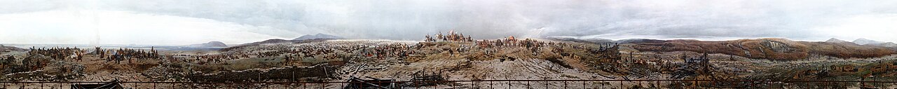 Arrival of the Hungarians by Árpád Feszty