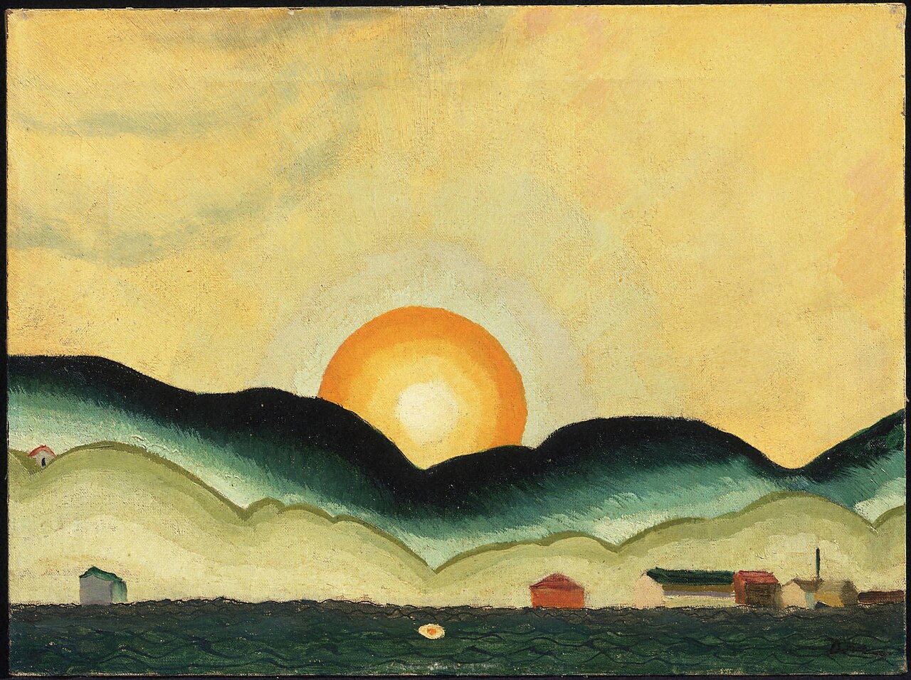 Sunrise, Northport Harbor by Arthur Dove