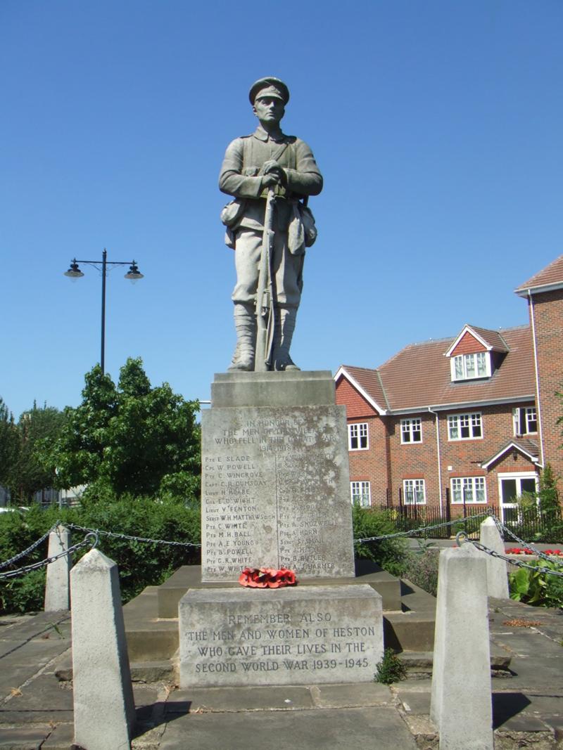 Heston War Memorial by Arthur George Walker