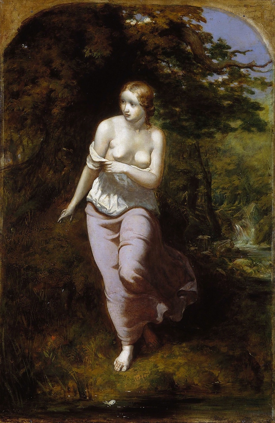 Musidora Bathing by Arthur Hughes