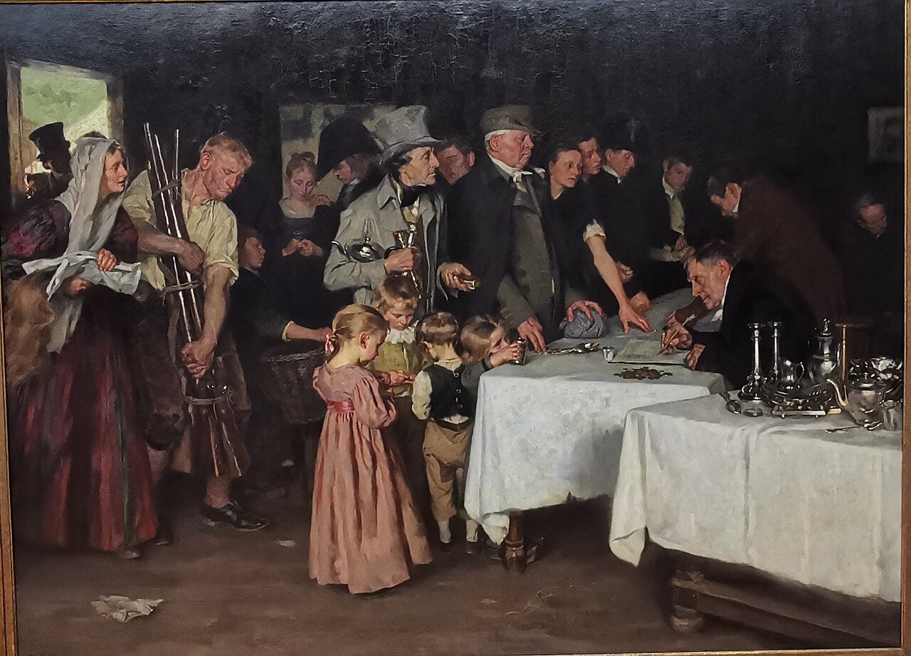 People’s Sacrifice 1813 by Arthur Kampf