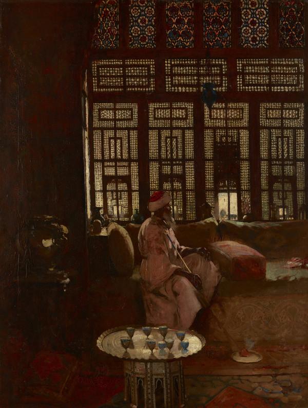 An Arab Interior by Arthur Melville