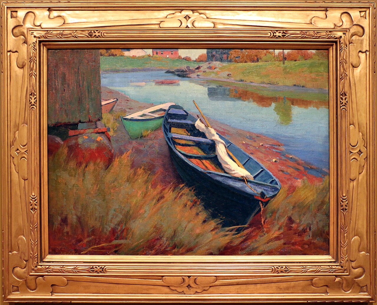 Boats at Rest by Arthur Wesley Dow