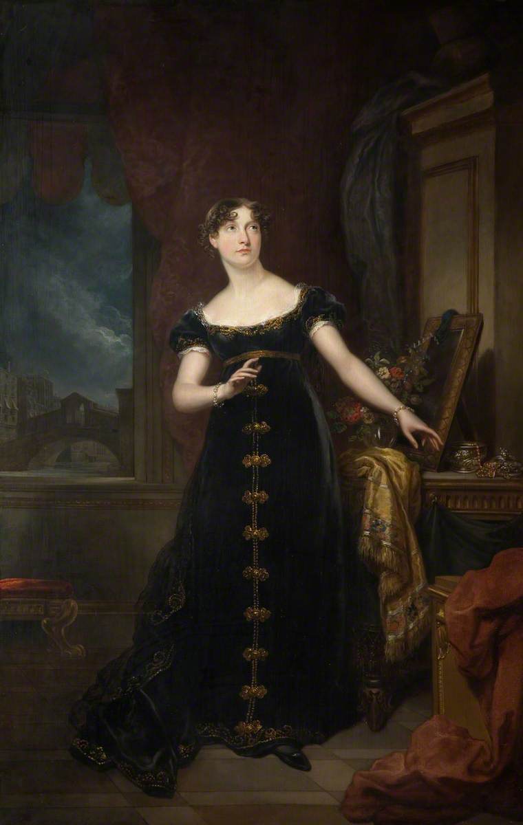 Miss Eliza O'Neill as Belvidera in Thomas Otway's 'Venice Preserved' by Arthur William Devis