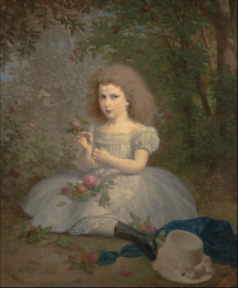Portrait of Rosalie Mathilde Edle von Glaser by Artur Grottger
