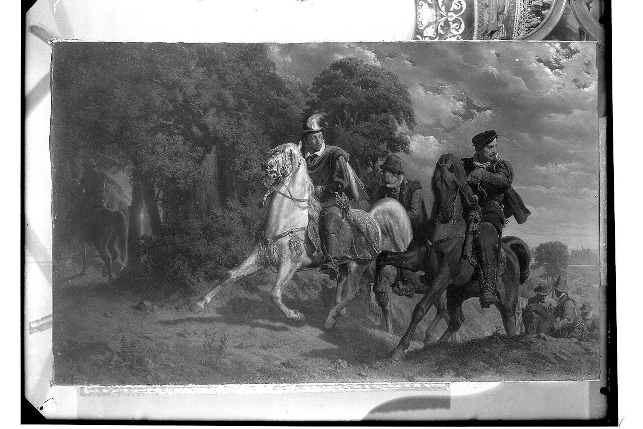 The Escape of Henry of Valois from Poland. by Artur Grottger