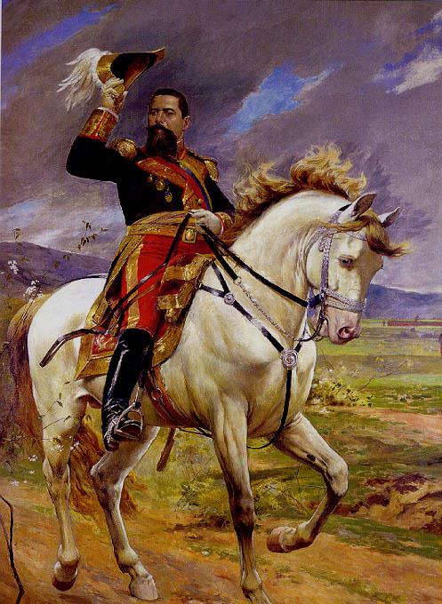 Equestrian portrait of General Joaquin Crespo by Arturo Michelena