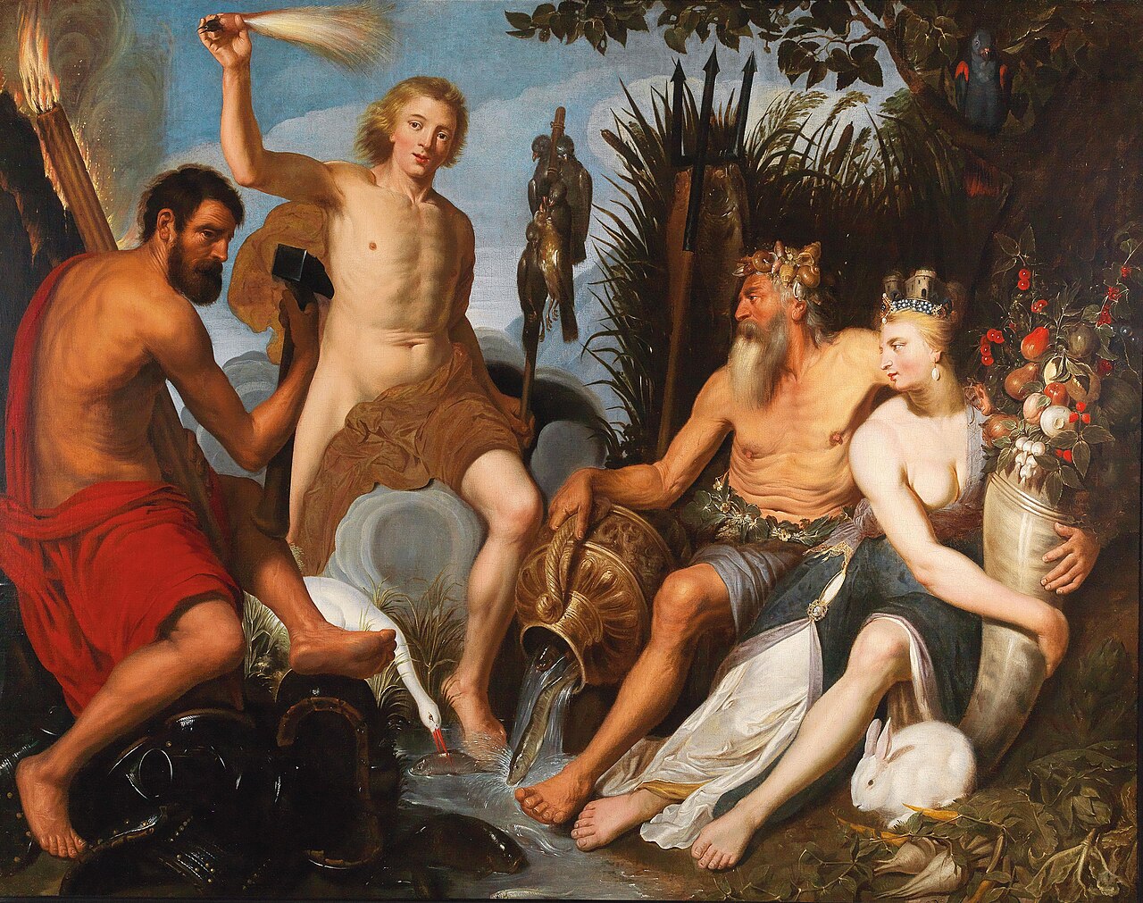 The Four Elements by Artus Wolffort