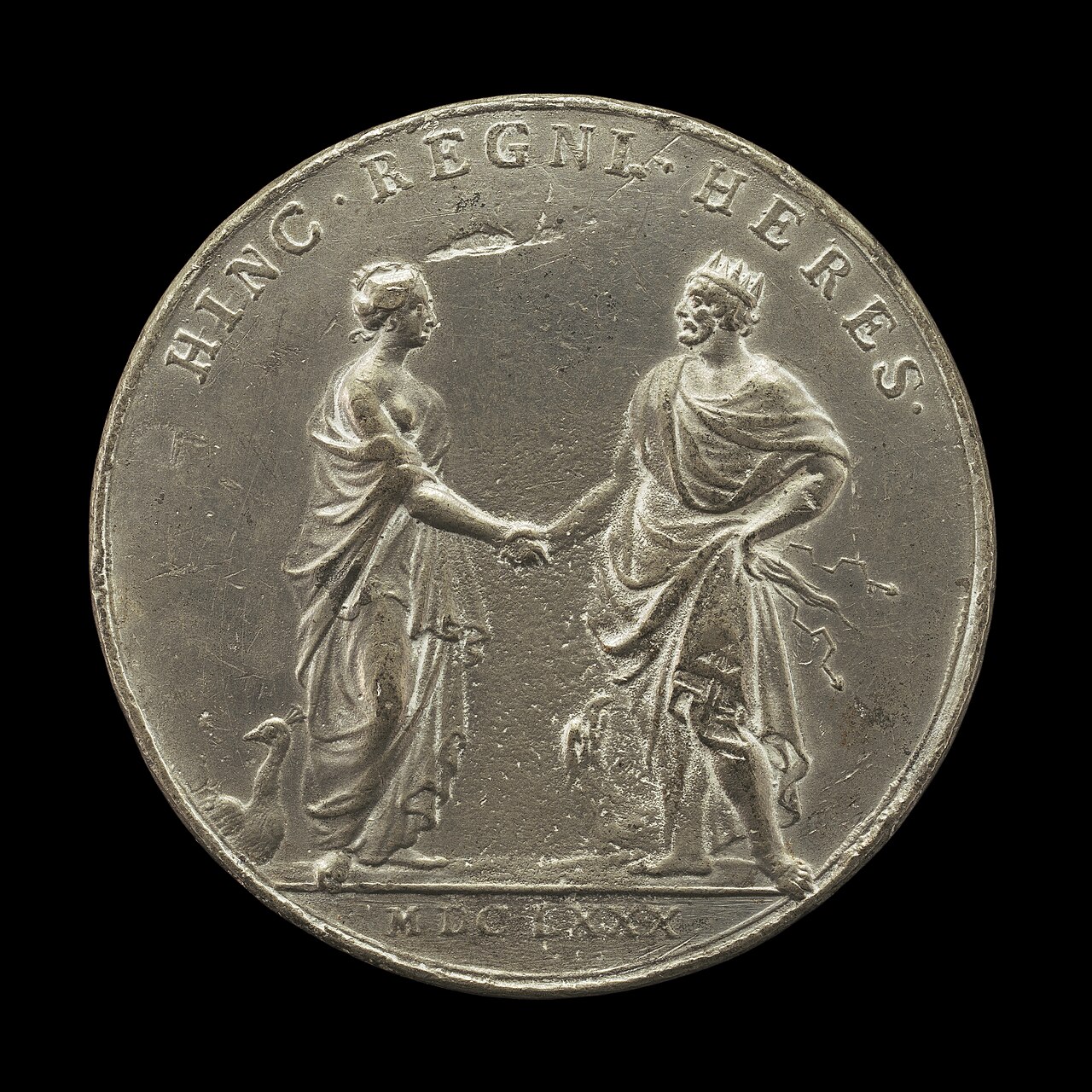 Juno Sealing Marriage Pact with Jupiter [reverse] by Arvid Karlsteen