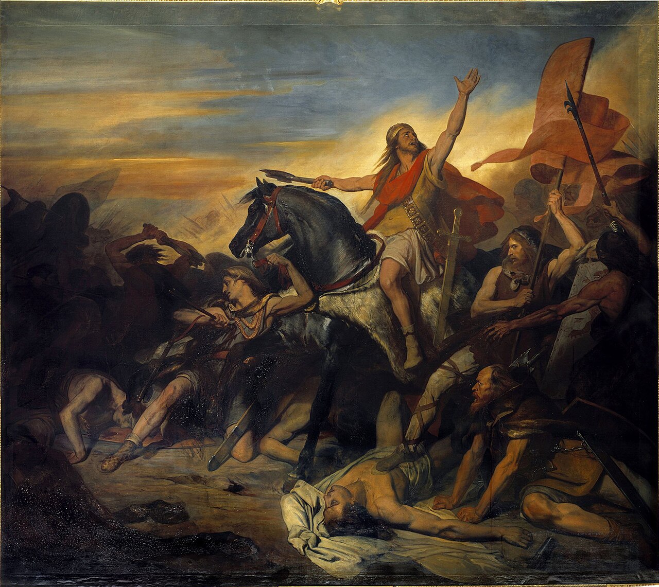 Battle of Tolbiac by Ary Scheffer