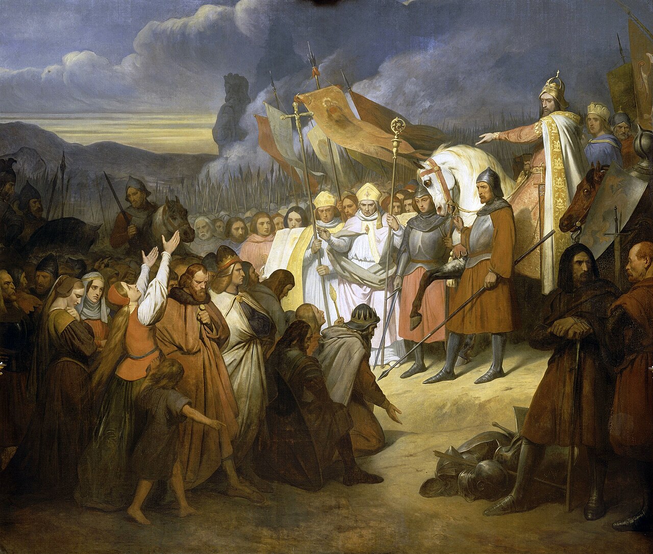 Charlemagne at Paderborn by Ary Scheffer
