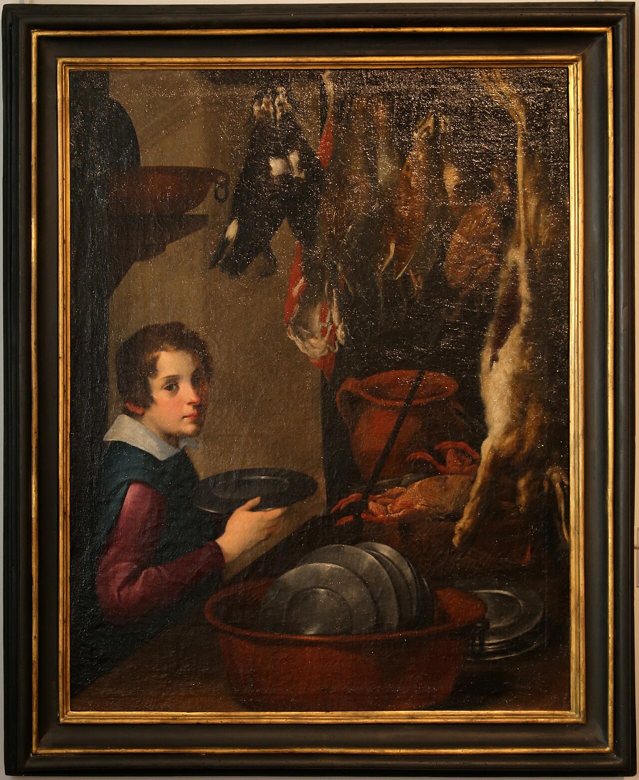 Boy in a Kitchen by Astolfo Petrazzi