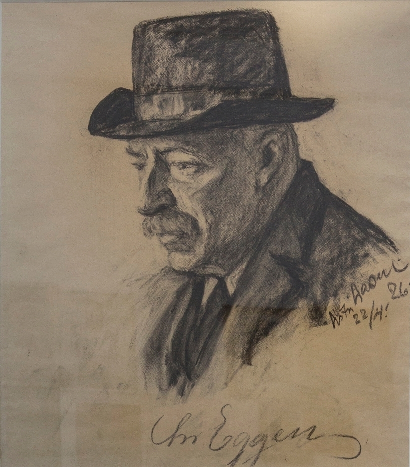 Portrait of Christian Eggen by Astri Aasen