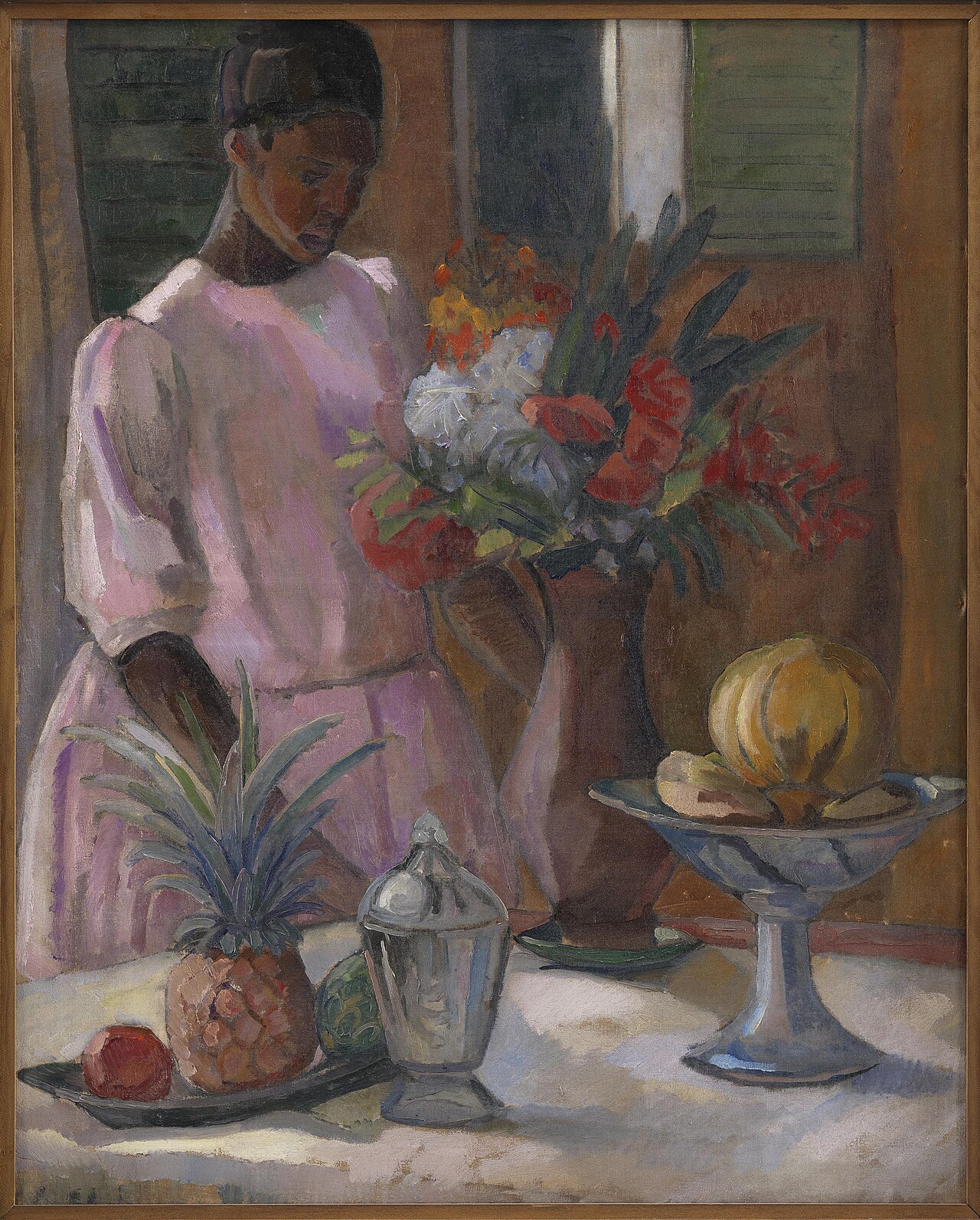 Rose Laying the Table by Astrid Holm