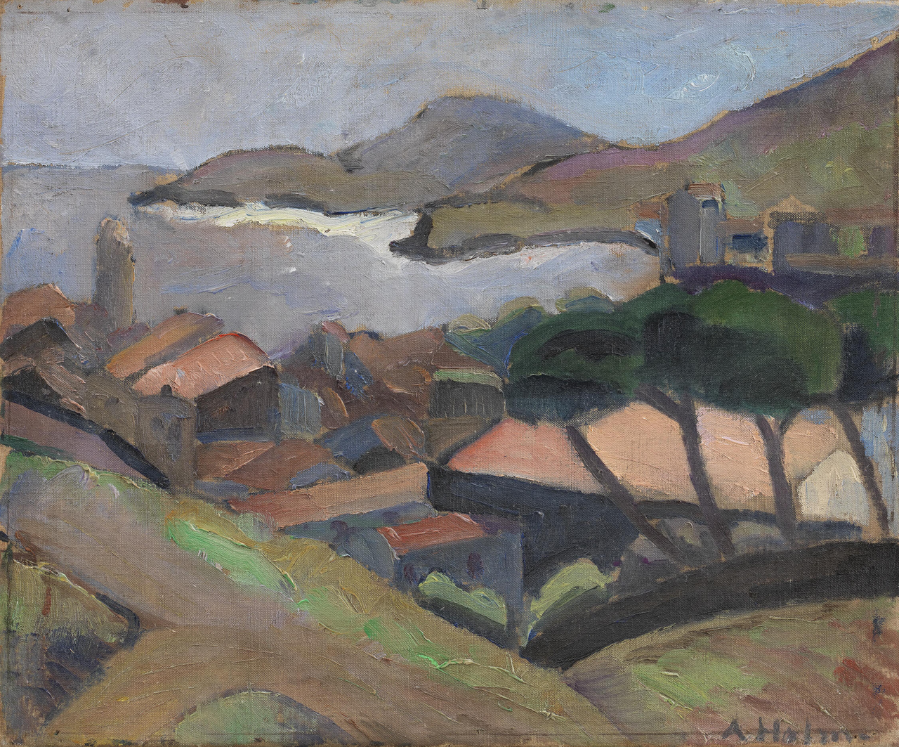 View of Collioure by Astrid Holm