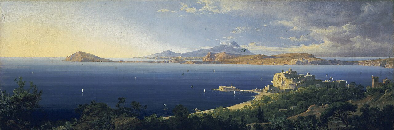The Bay of Pozzuoli near Naples by August Ahlborn