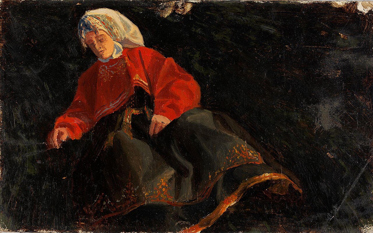 Peasant Woman from Telemark by August Cappelen