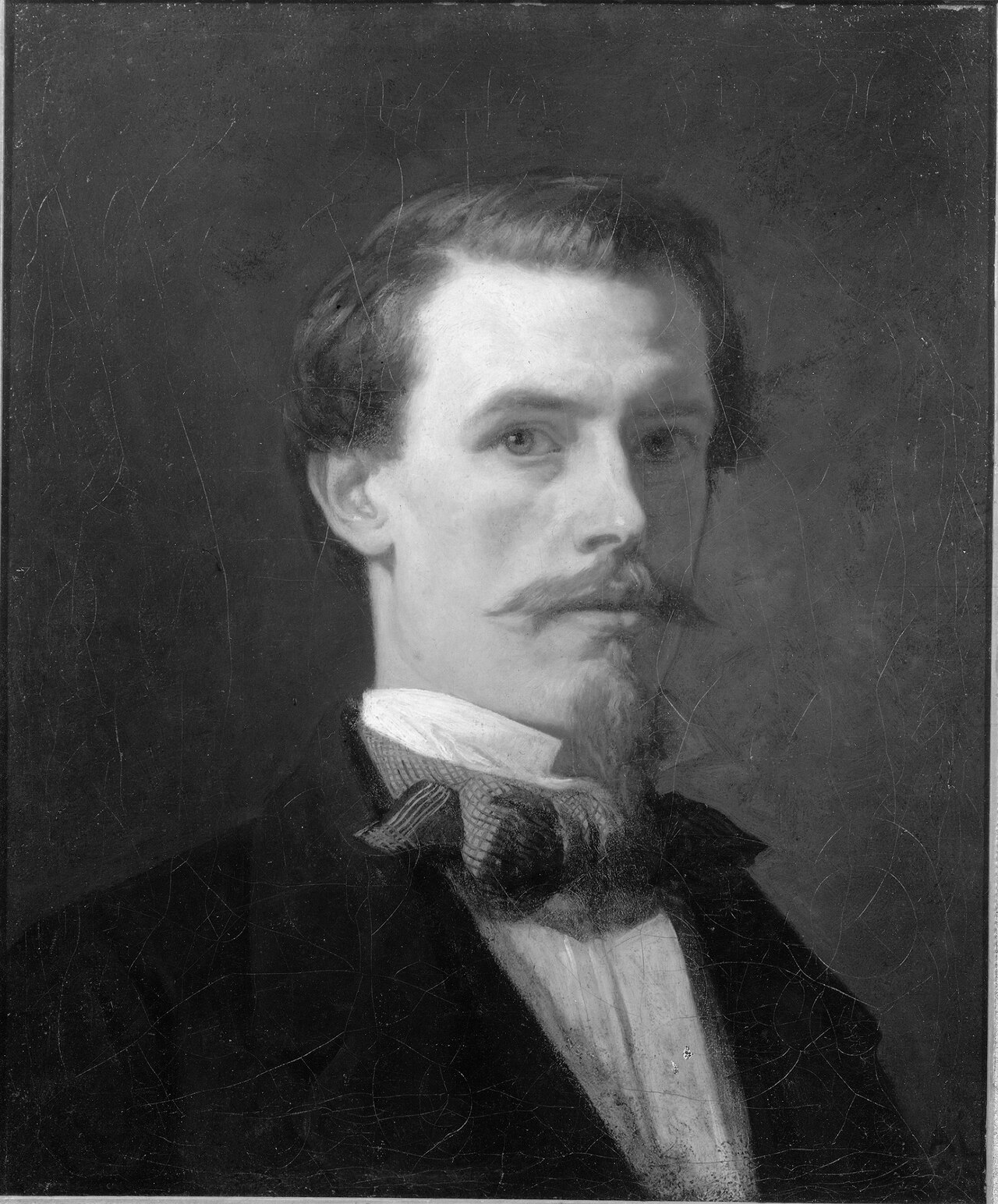Självporträtt by August Jernberg