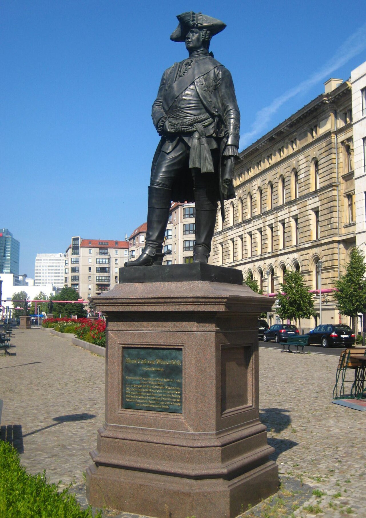 Statue of Hans Karl von Winterfeldt by August Kiss