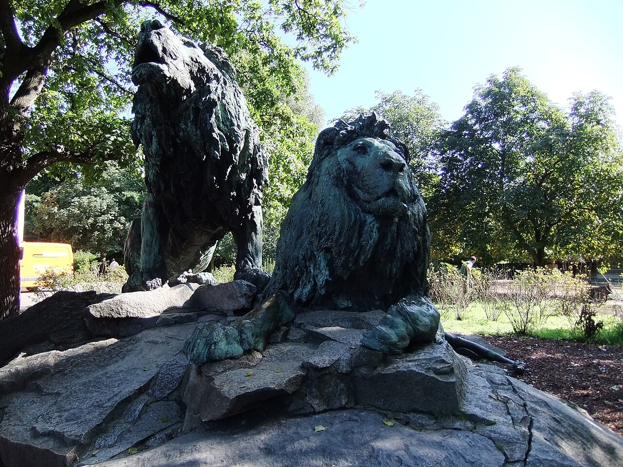 Lion group I by August Kraus