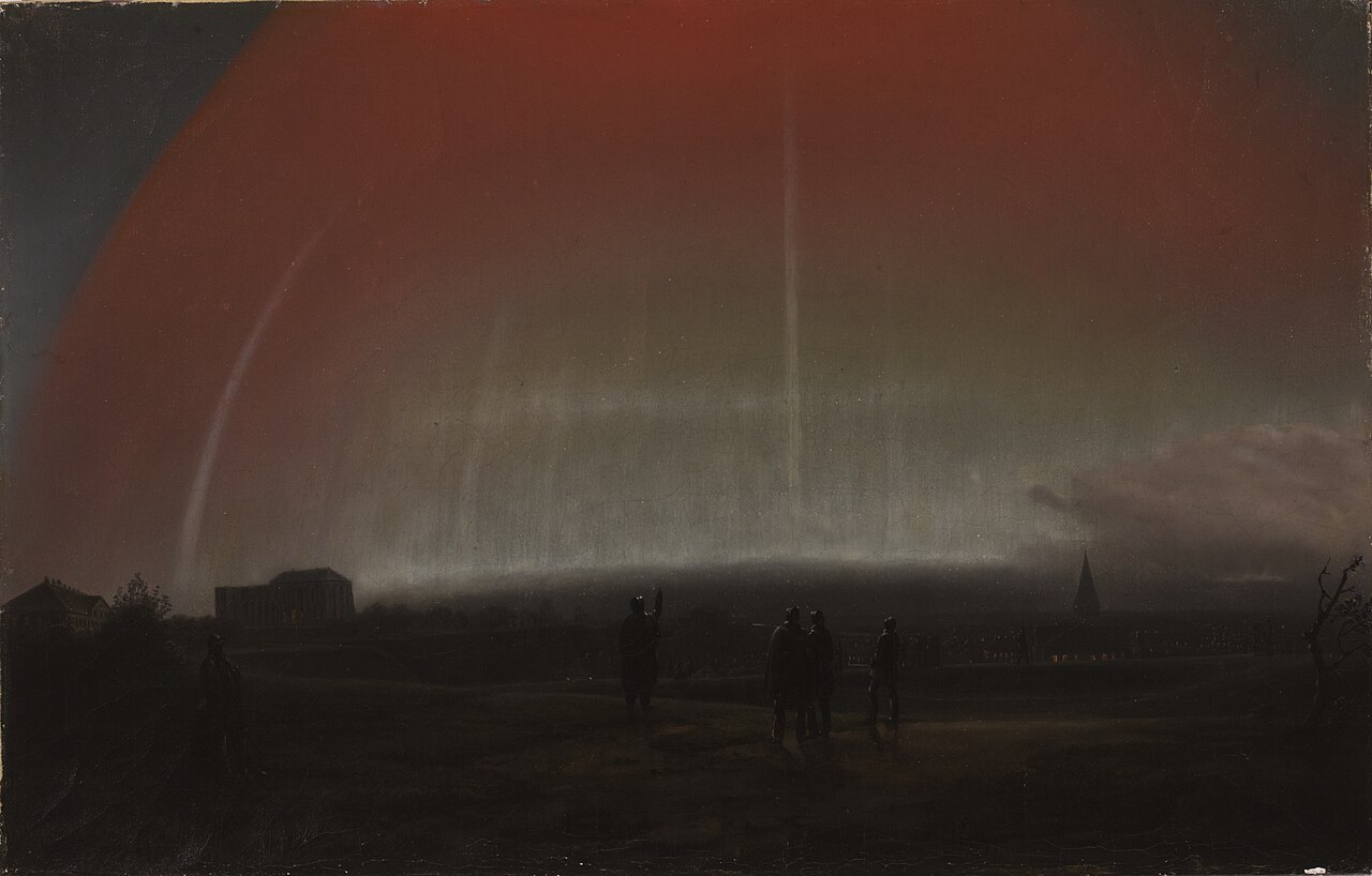 Northern lights by August Matthias Hagen