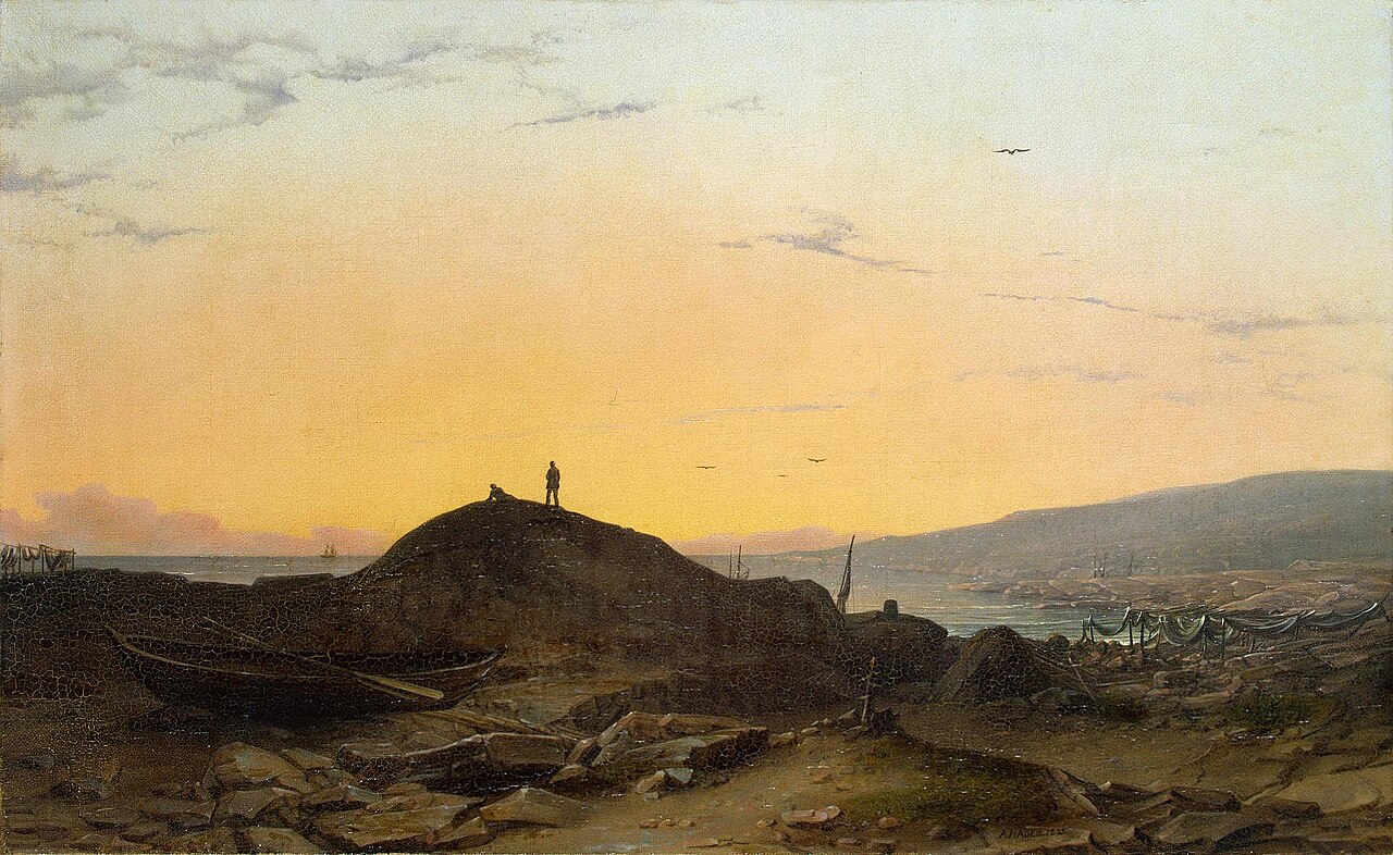 Sea Bay by August Matthias Hagen