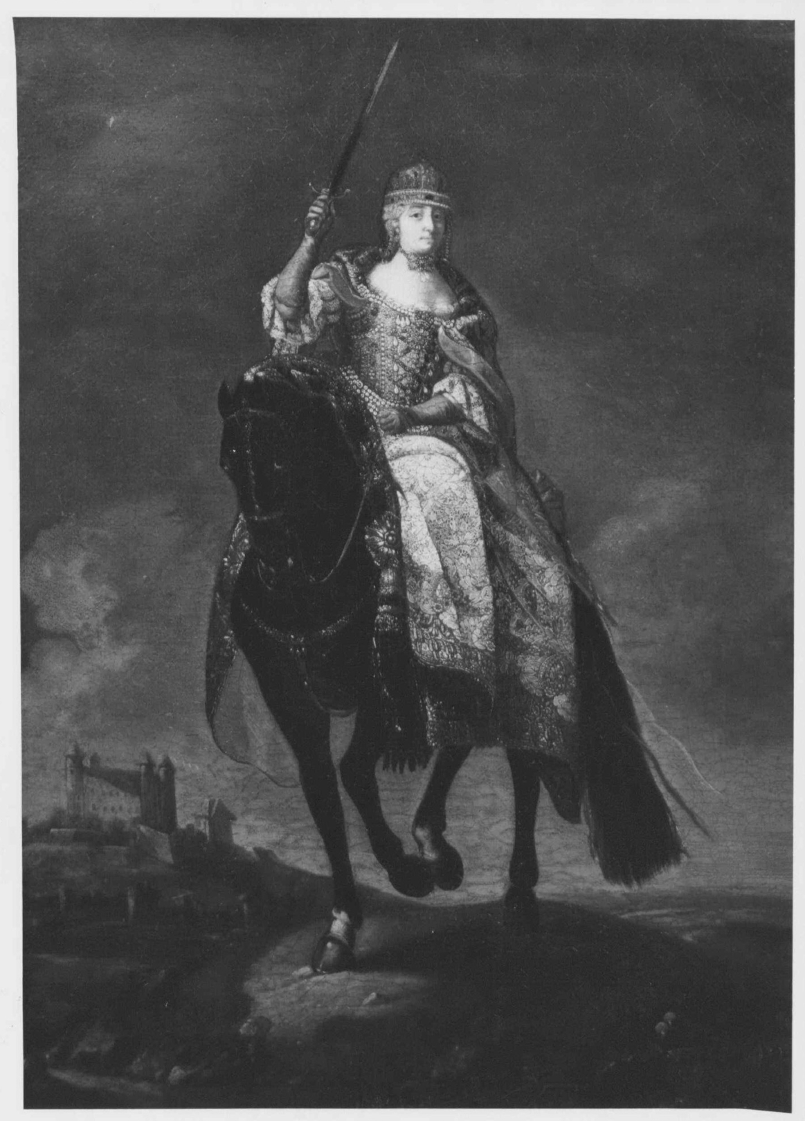 Maria Theresa, Empress of Austria and Queen of Hungary (1717-1780) by August Querfurt