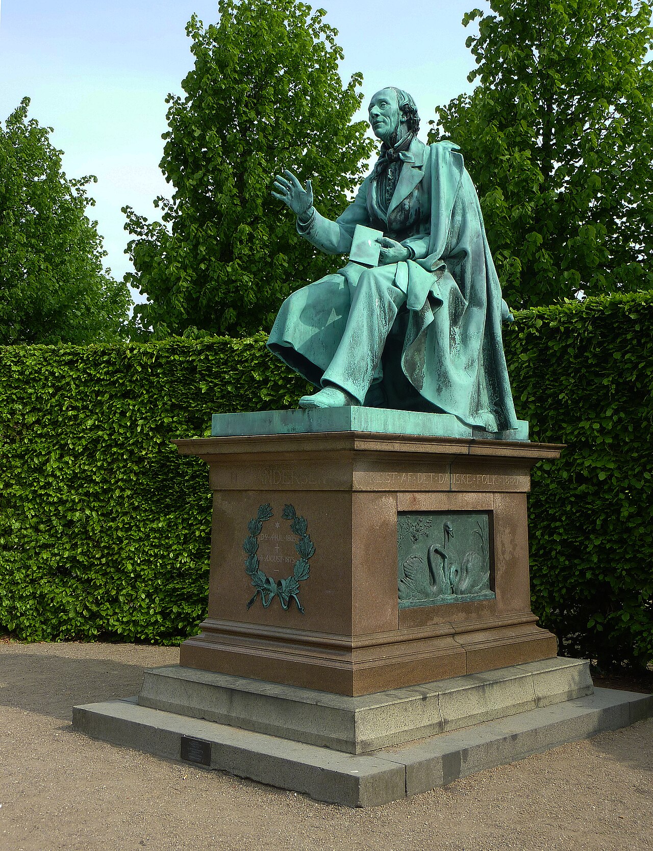 Hans Christian Andersen by August Saabye