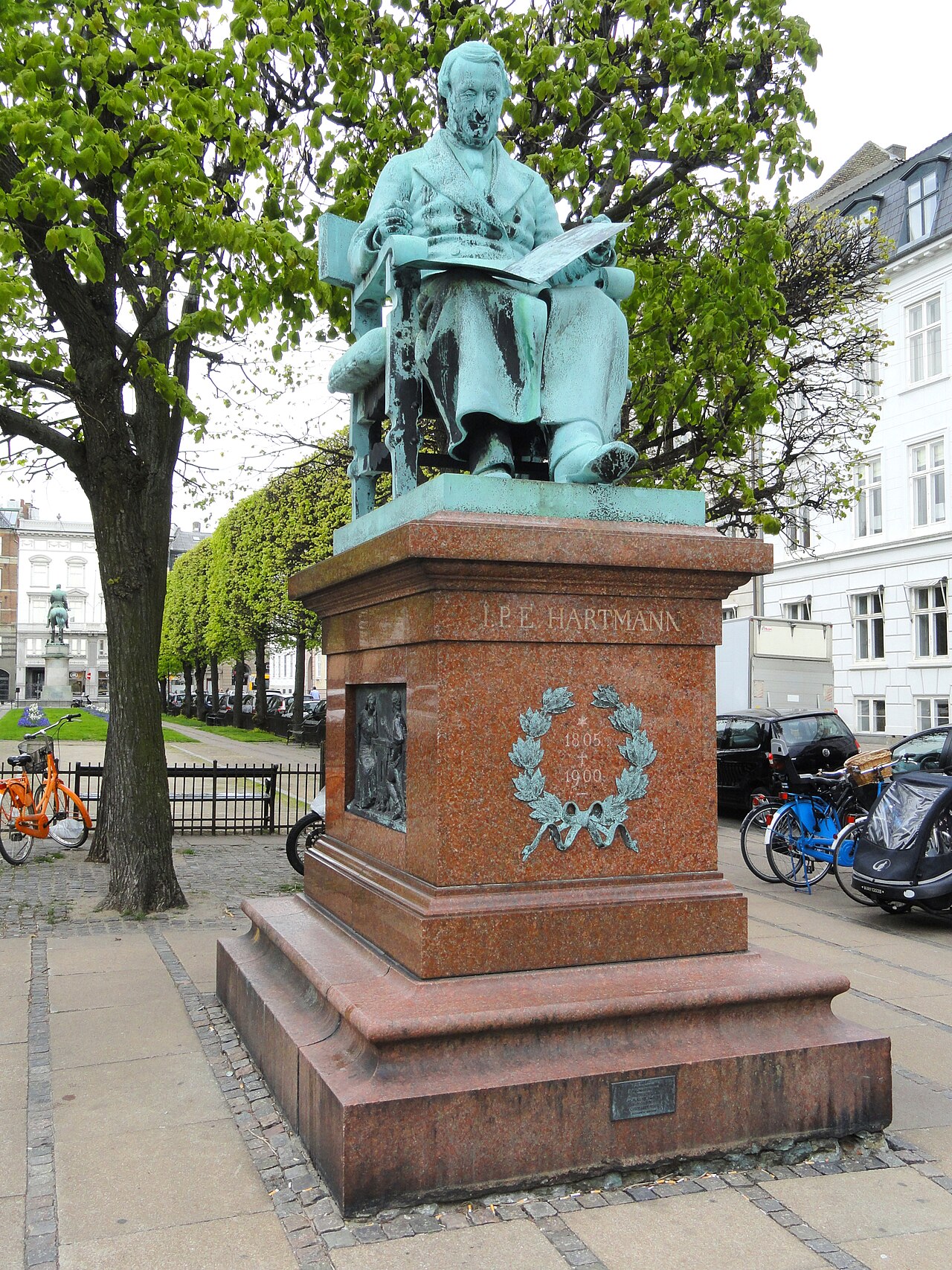 Statue of J.P.E. Hartmann by August Saabye by August Saabye