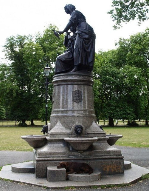 Temperance Fountain in Clapham Common by August von Kreling