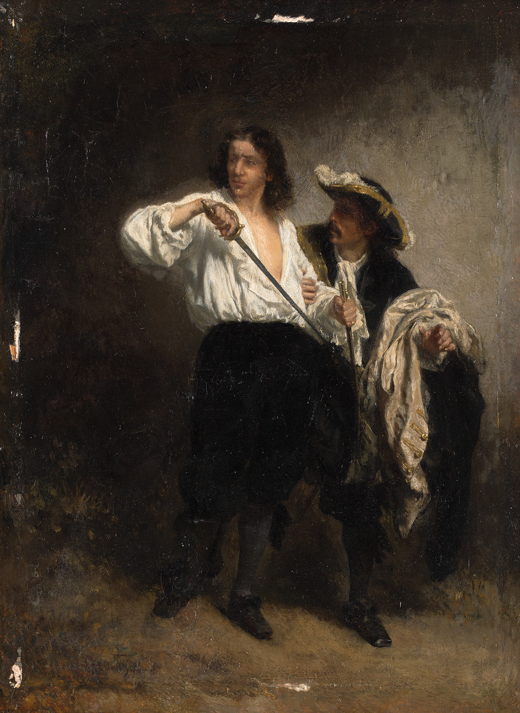 The Duel by August von Pettenkofen