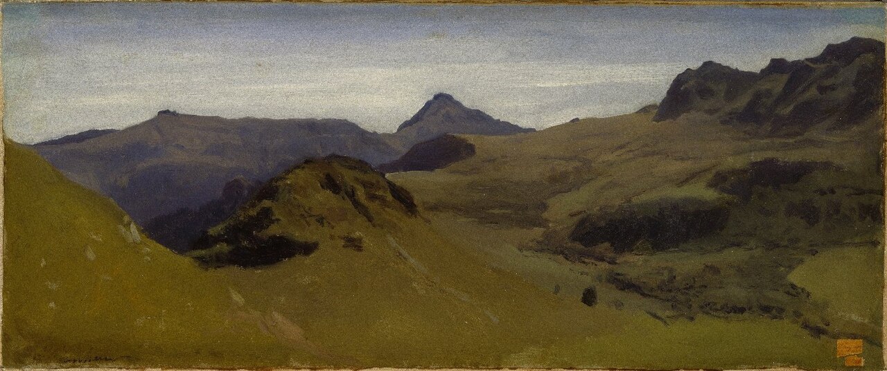 Landscape in Auvergne by Auguste Bonheur