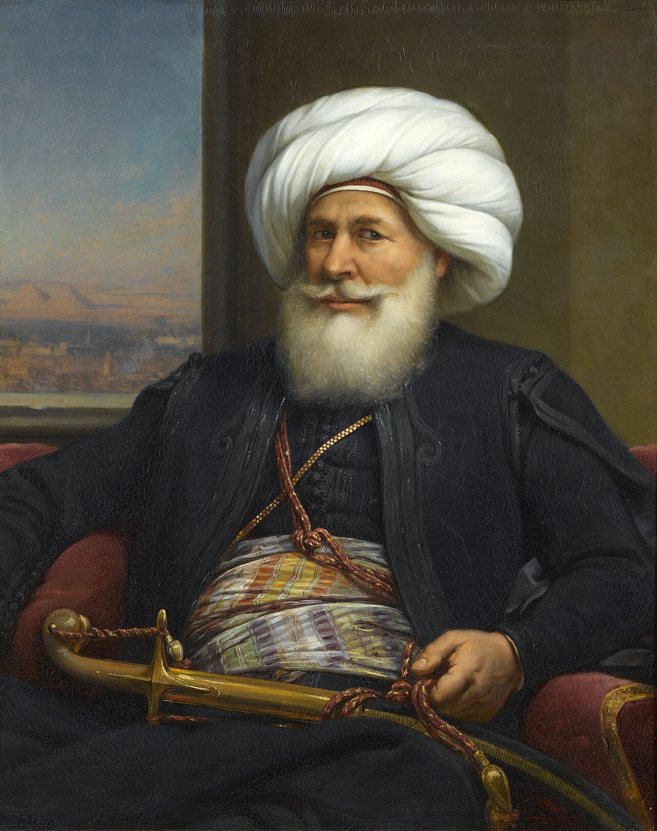 Mehemet Ali Viceroy of Egypt by Auguste Couder
