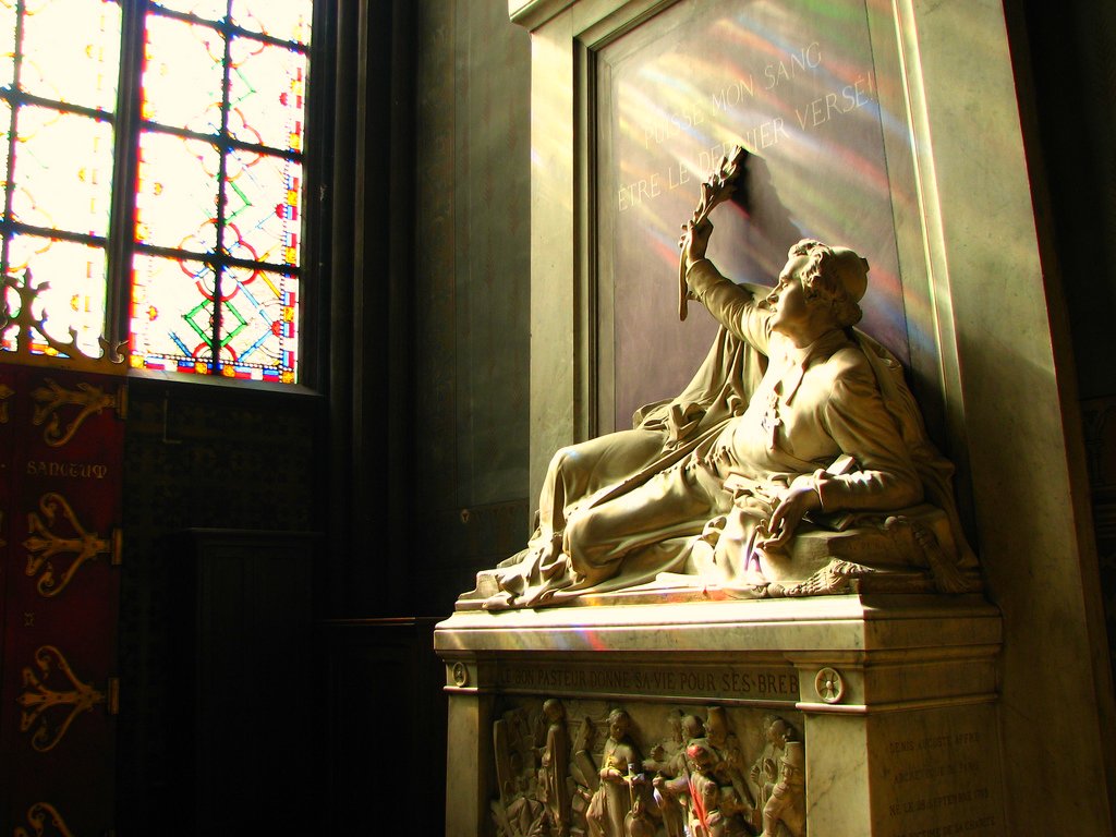 Monument to Denys Affre by Auguste-Hyacinthe Debay