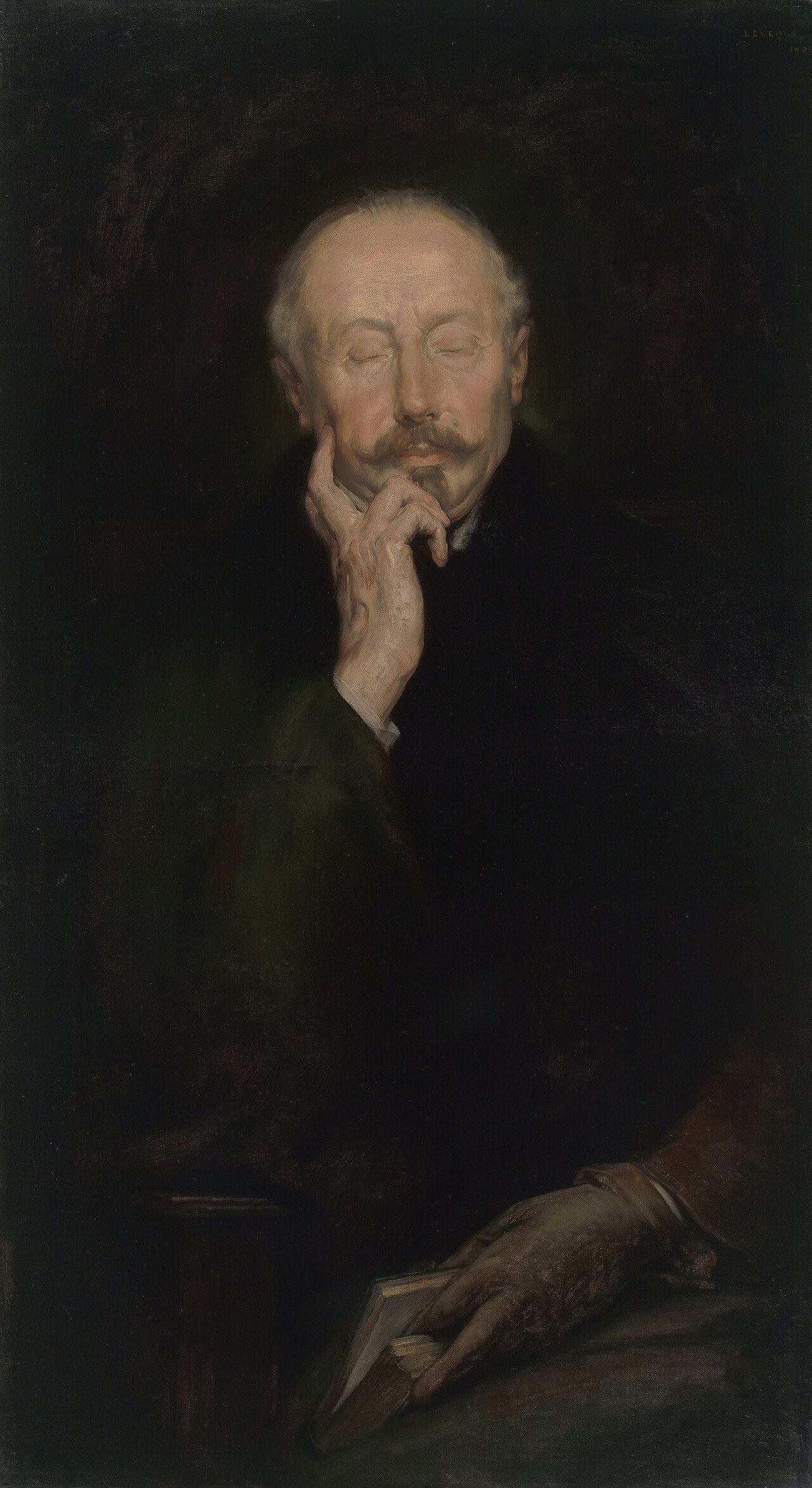 Portrait of Edmond Picard by Auguste Levêque