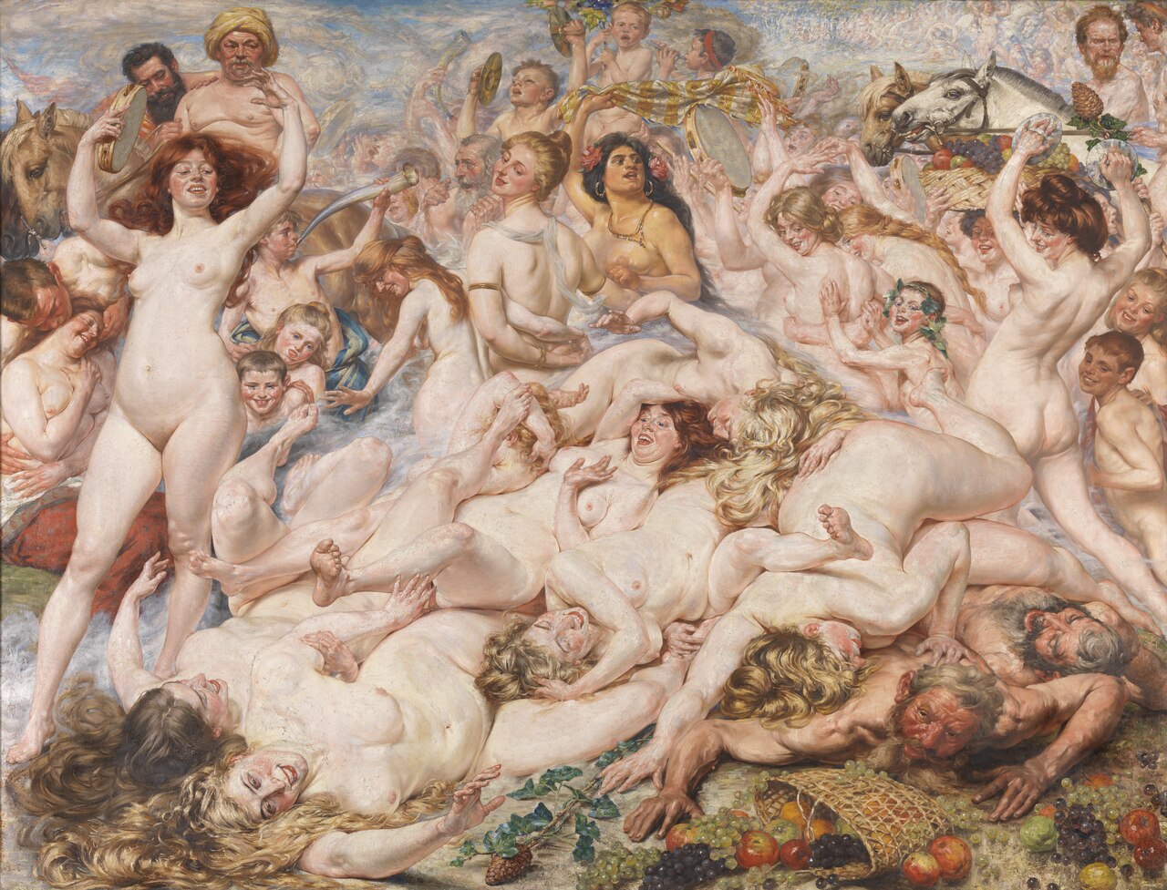 Return from the Vintage by Auguste Levêque