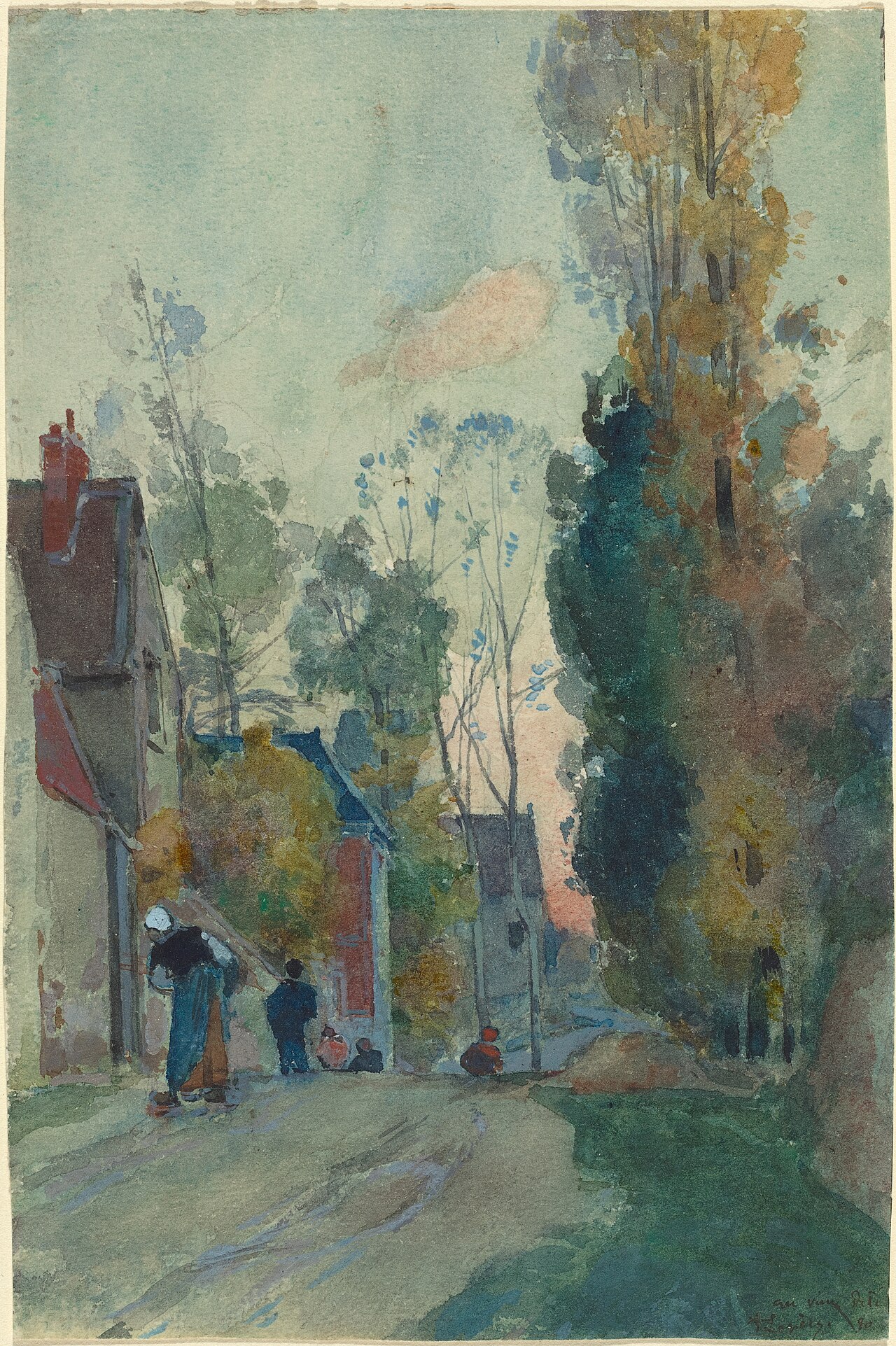 Rue de Jouy le Comte by Auguste-Louis Lepère